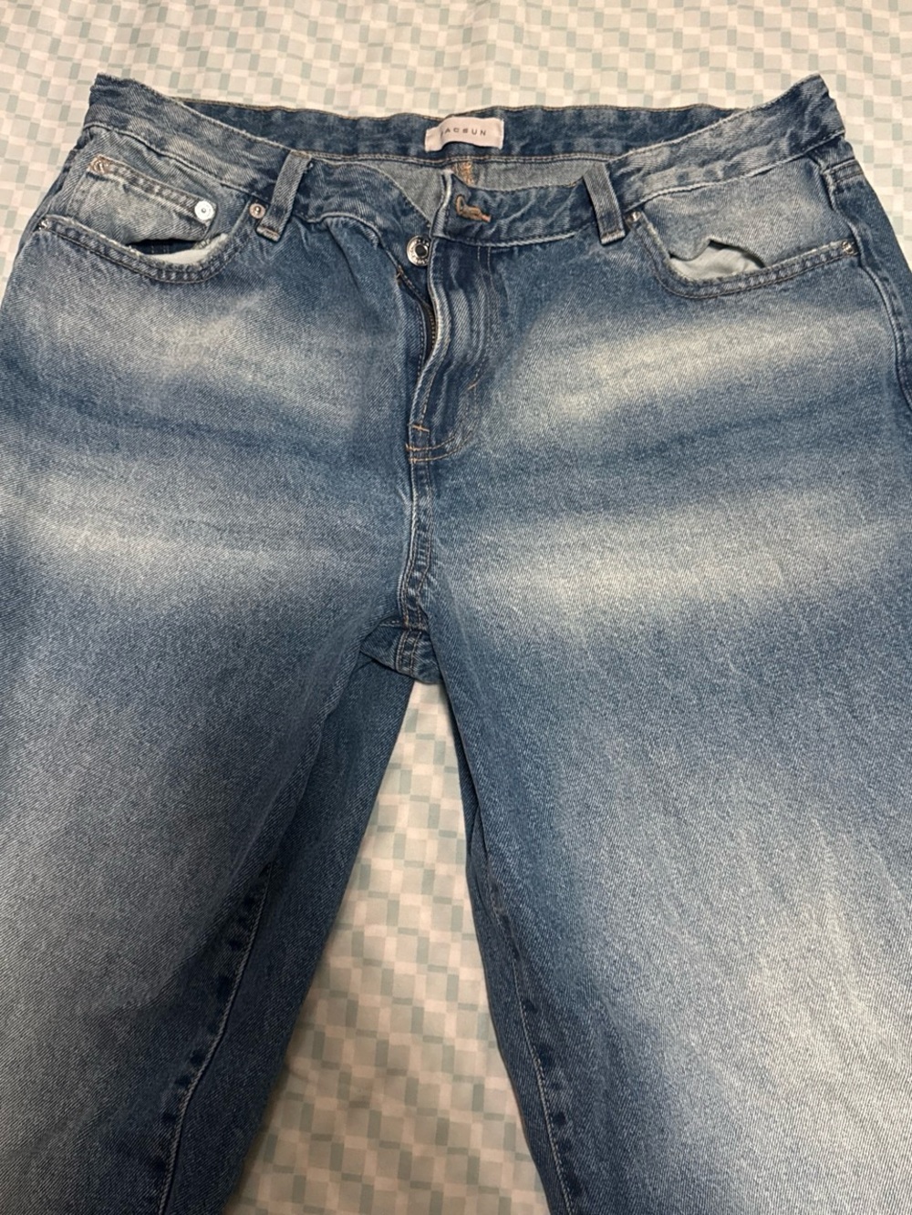 PacSun Men’s Light Blue Washed Slim Straight Jeans